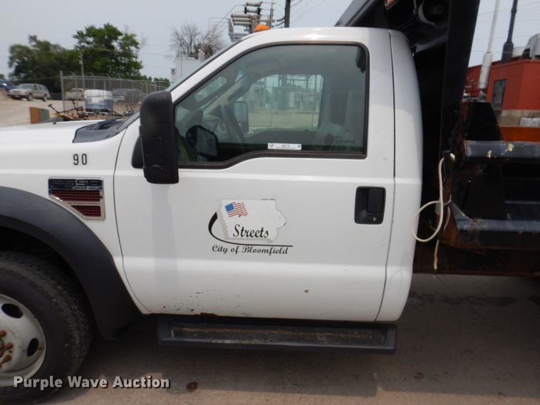 image for item IN9779 2008 Ford F550 Super Duty XL  dump flatbed truck