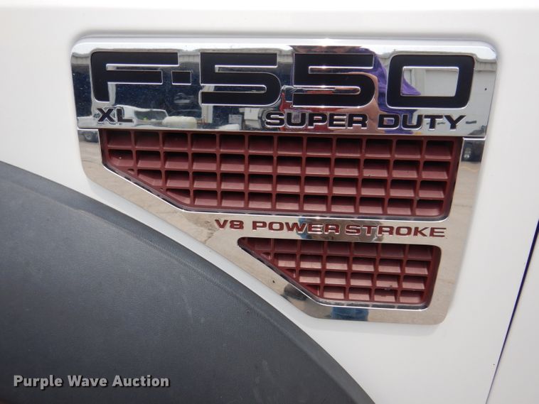 image for item IN9779 2008 Ford F550 Super Duty XL  dump flatbed truck