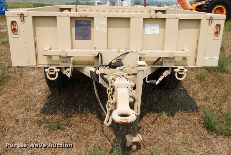 image for item IN9817 2009 US GOV M1102  utility trailer