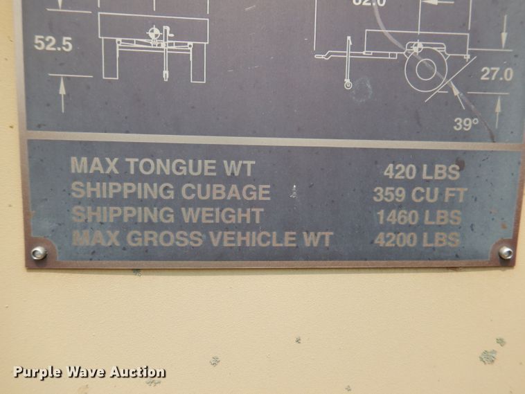 image for item IN9817 2009 US GOV M1102  utility trailer