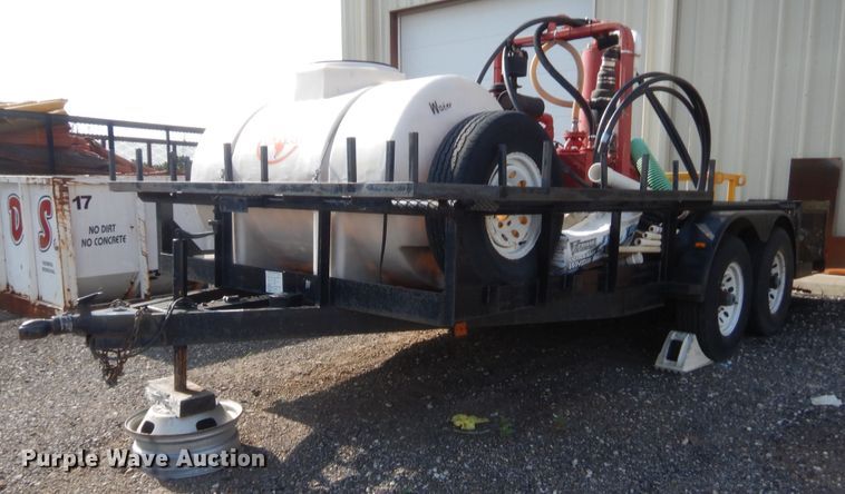 image for item IT9629 2003 Paco utility trailer with pump