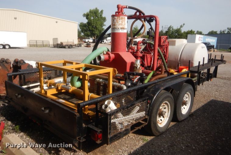 image for item IT9629 2003 Paco utility trailer with pump