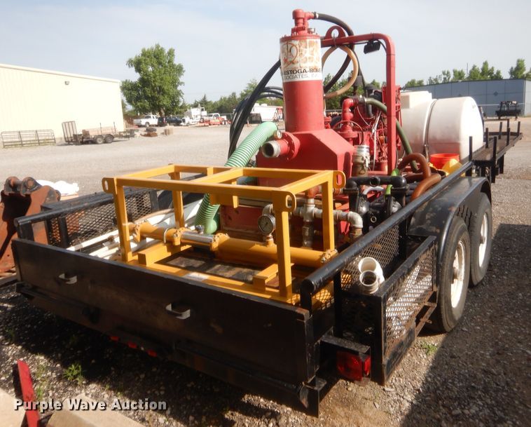 image for item IT9629 2003 Paco utility trailer with pump
