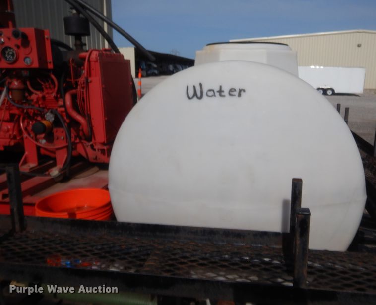 image for item IT9629 2003 Paco utility trailer with pump