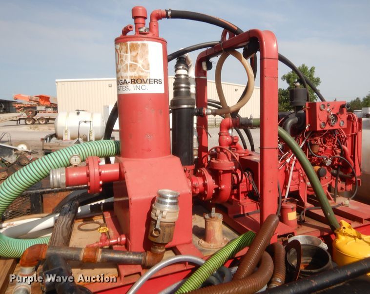 image for item IT9629 2003 Paco utility trailer with pump