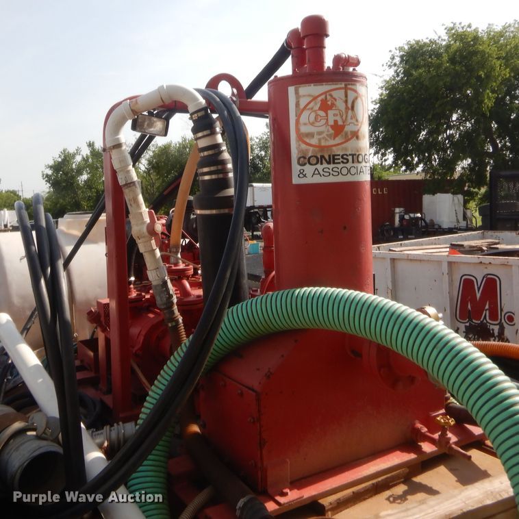 image for item IT9629 2003 Paco utility trailer with pump