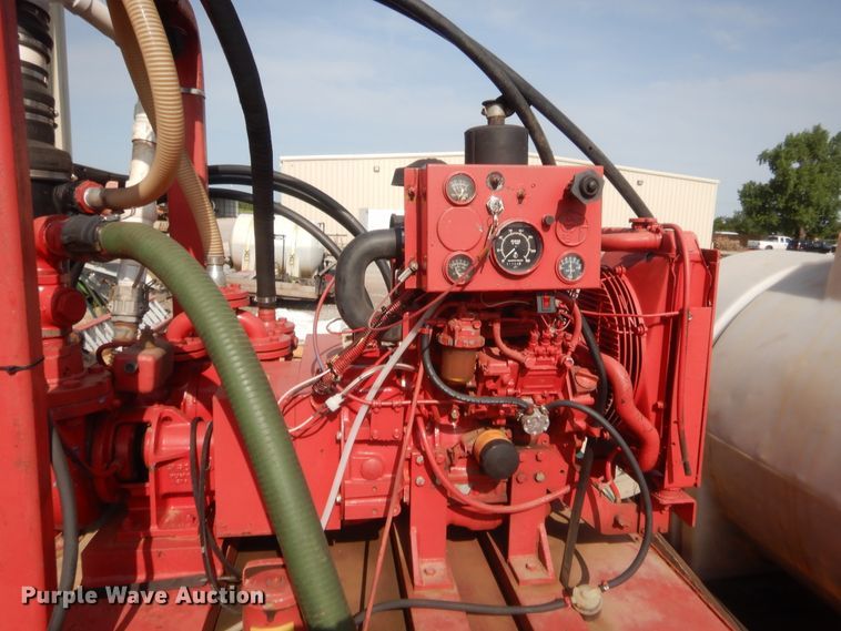 image for item IT9629 2003 Paco utility trailer with pump