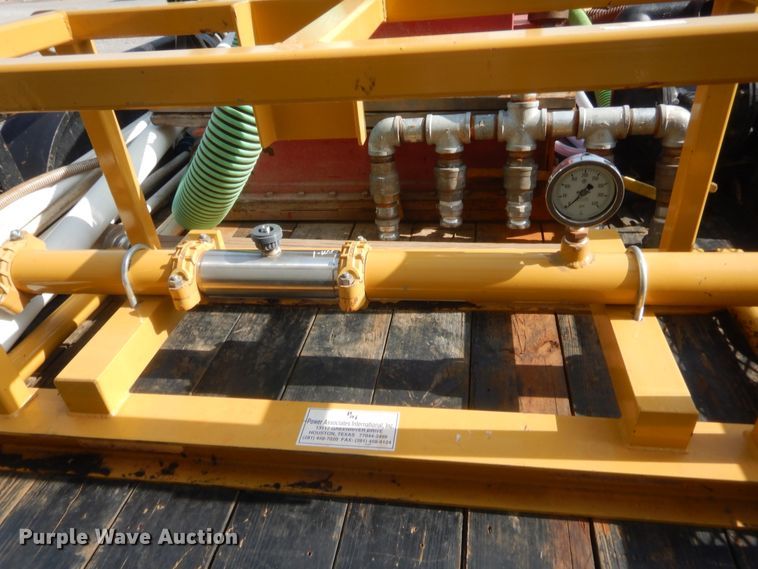 image for item IT9629 2003 Paco utility trailer with pump