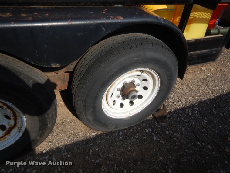 image for item IT9629 2003 Paco utility trailer with pump