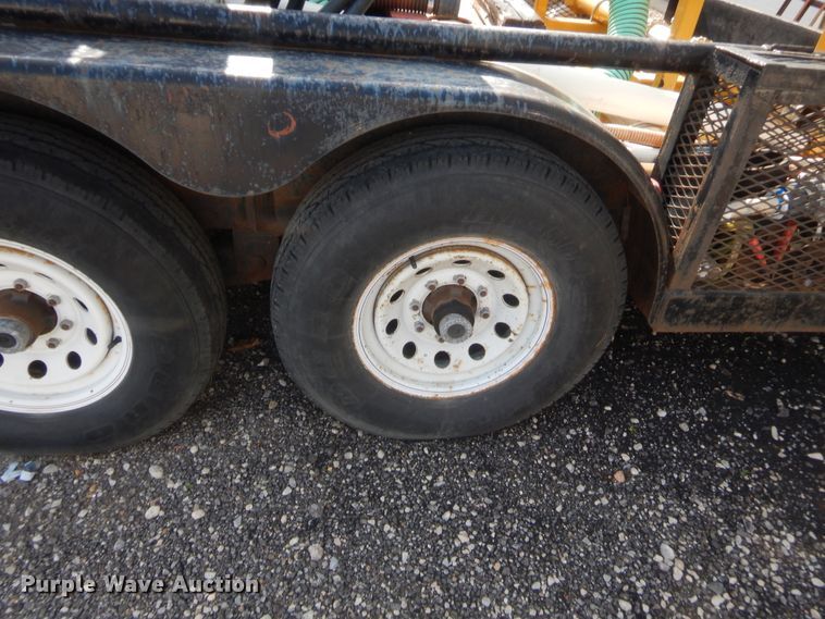 image for item IT9629 2003 Paco utility trailer with pump