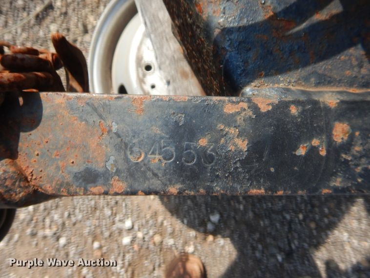 image for item IT9629 2003 Paco utility trailer with pump