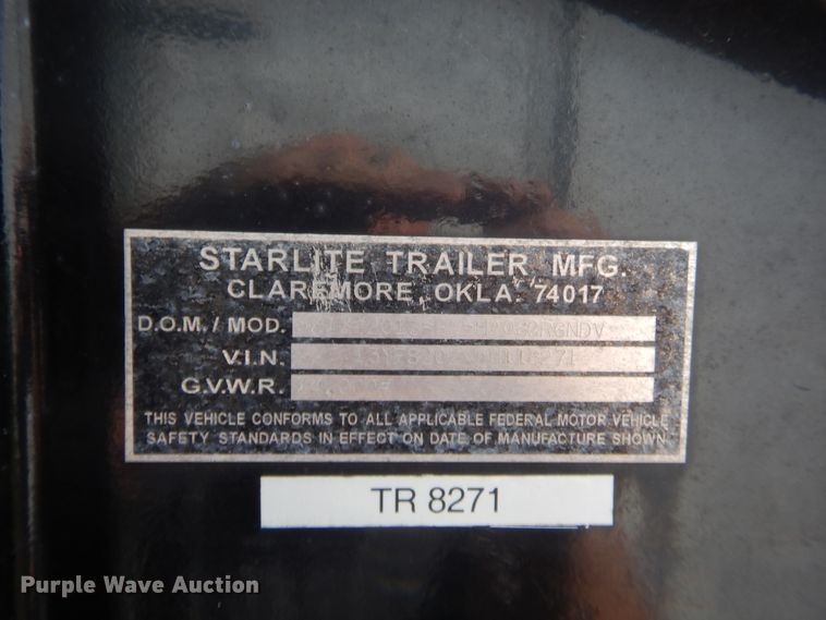 image for item IT9630 2013 Starlite  equipment trailer