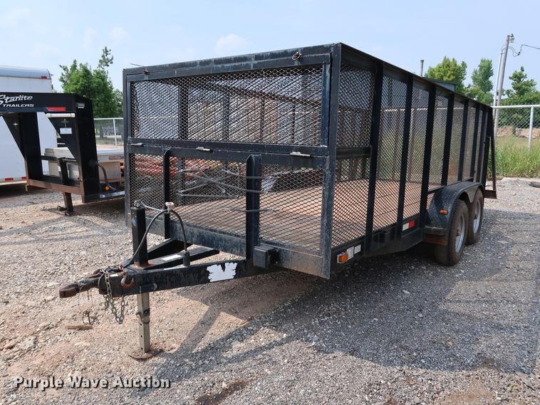 image for item IT9650 2010 Iron Works  utility trailer