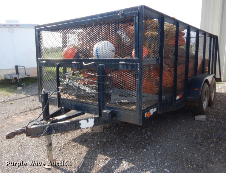 image for item IT9650 2010 Iron Works  utility trailer