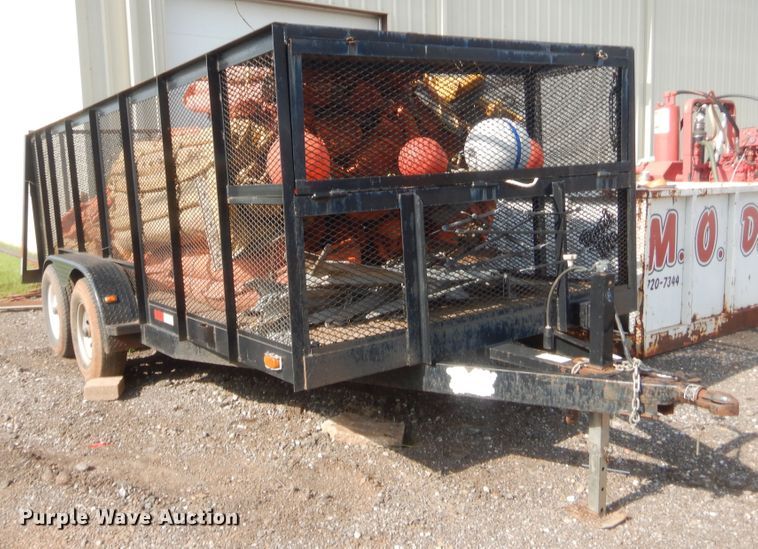image for item IT9650 2010 Iron Works  utility trailer