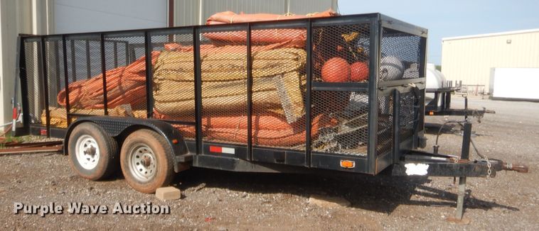 image for item IT9650 2010 Iron Works  utility trailer