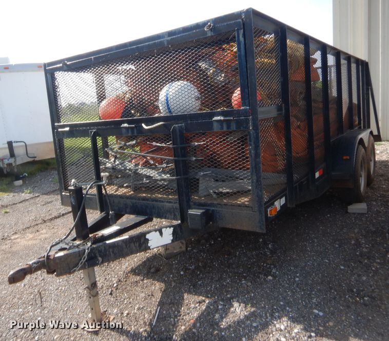 image for item IT9650 2010 Iron Works  utility trailer