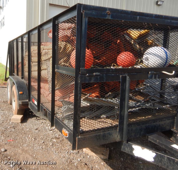 image for item IT9650 2010 Iron Works  utility trailer