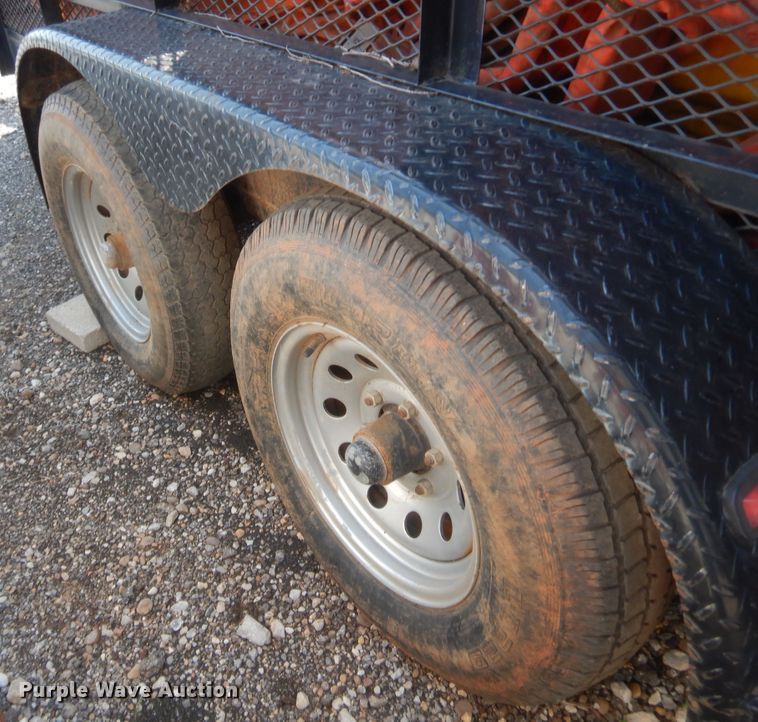 image for item IT9650 2010 Iron Works  utility trailer