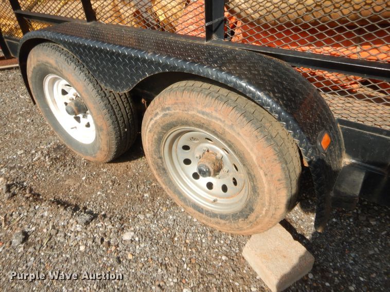 image for item IT9650 2010 Iron Works  utility trailer