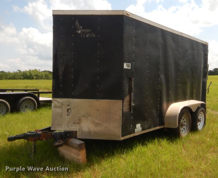image for item IT9682 2016 Lark  enclosed cargo trailer