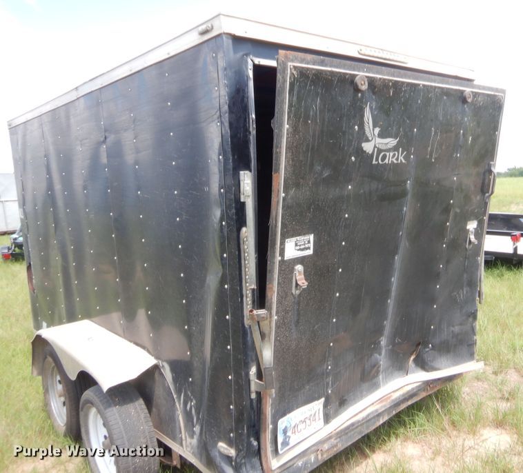 image for item IT9682 2016 Lark  enclosed cargo trailer