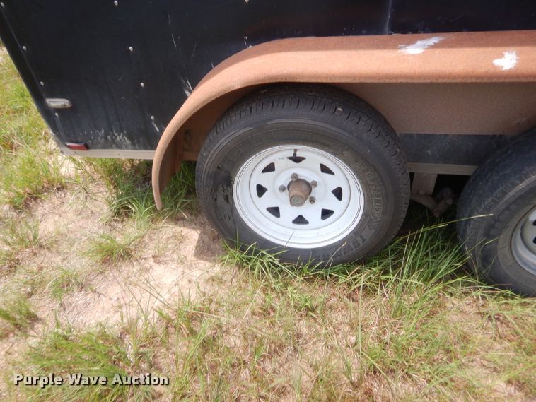 image for item IT9682 2016 Lark  enclosed cargo trailer