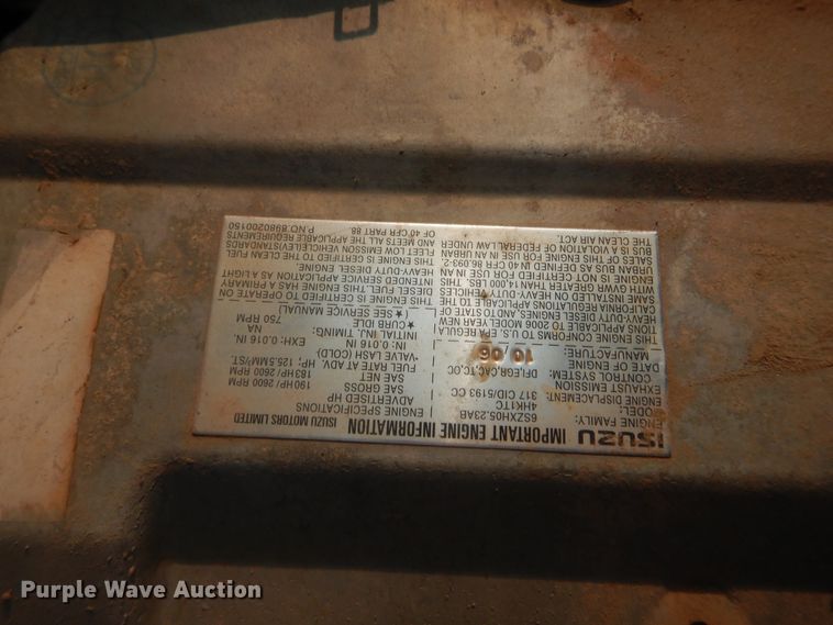 image for item IT9734 2007 GMC 4500  flatbed truck