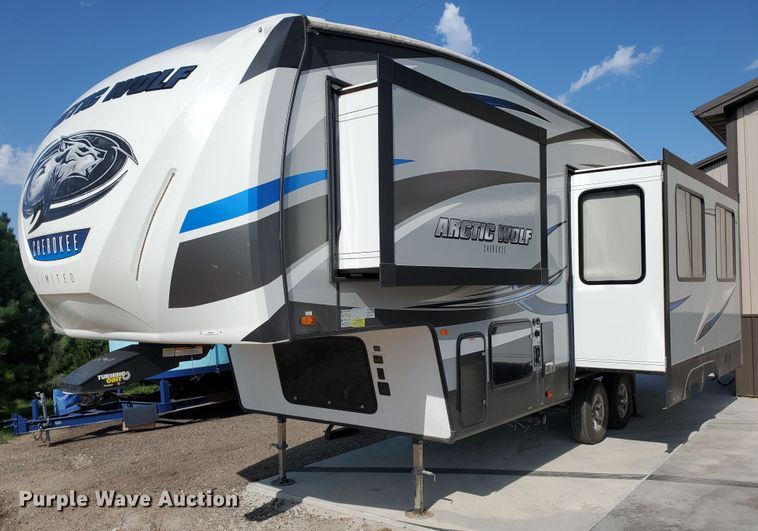 image for item JM9637 2019 Forest River Cheyenne Arctic Wolf Limited  camper