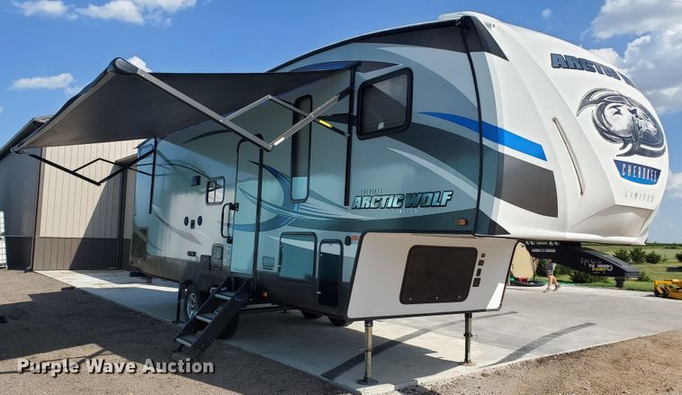 image for item JM9637 2019 Forest River Cheyenne Arctic Wolf Limited  camper