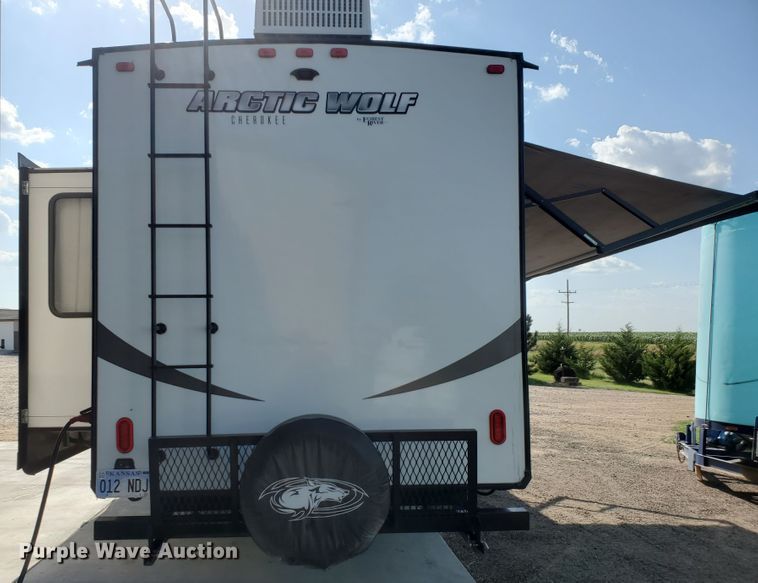 image for item JM9637 2019 Forest River Cheyenne Arctic Wolf Limited  camper