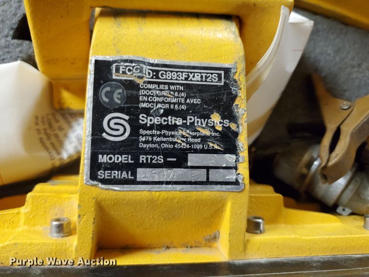 image for item JM9682 Spectra Physics surveying equipment