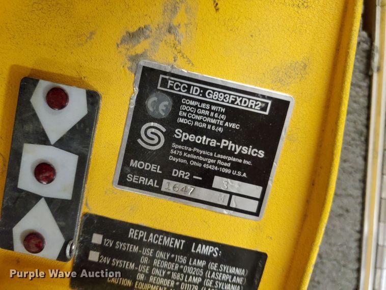 image for item JM9682 Spectra Physics surveying equipment