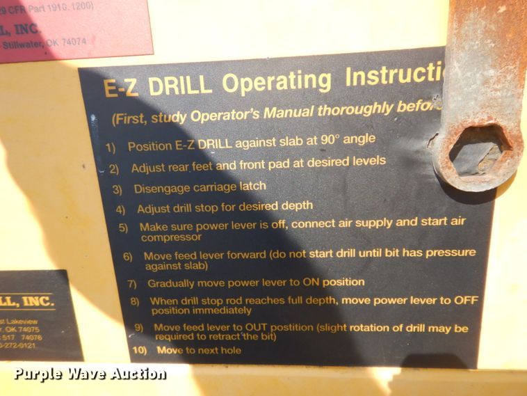 image for item JZ9919 E-Z 210B  drill frame