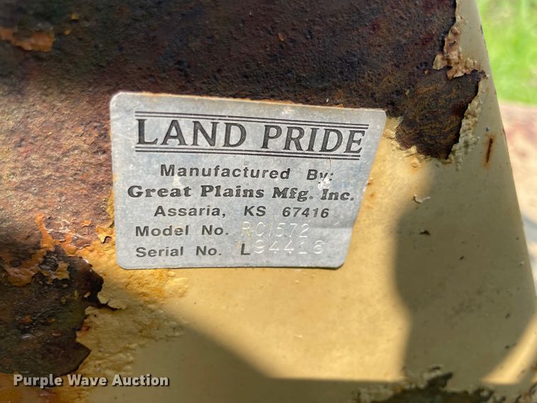 image for item KK9610 Land Pride RC1572  rotary mower