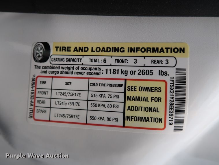 image for item KQ9832 2008 Ford F250  Super Duty XL  SuperCab pickup truck