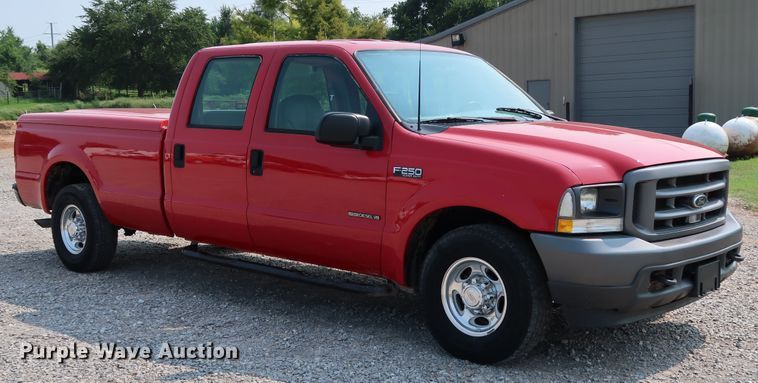 image for item KQ9840 2003 Ford F250  Super Duty XL  Crew Cab pickup truck