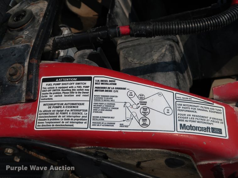 image for item KQ9840 2003 Ford F250  Super Duty XL  Crew Cab pickup truck