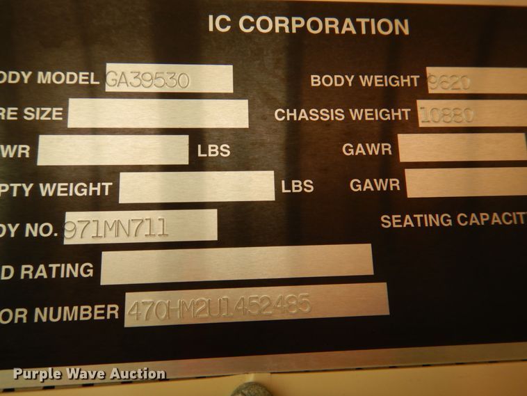 image for item KW9944 2005 International FE300  school bus
