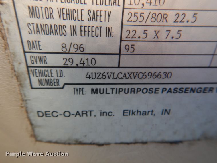 image for item KW9952 1997 Overland Lorado  RV