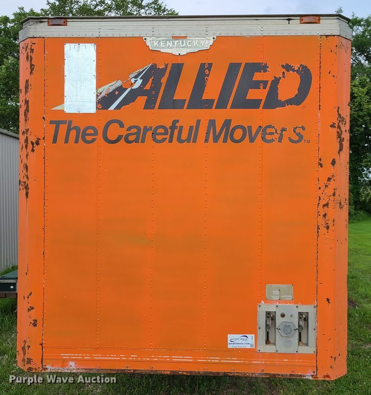 image for item L1304 1987 Kentucky  dry van trailer