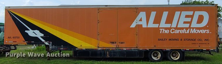 image for item L1304 1987 Kentucky  dry van trailer