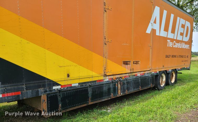 image for item L1304 1987 Kentucky  dry van trailer