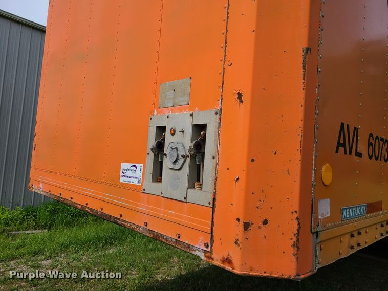 image for item L1304 1987 Kentucky  dry van trailer