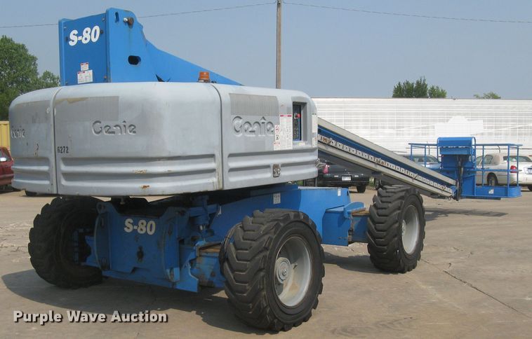 image for item DG5292 2007 Genie S80  boom lift