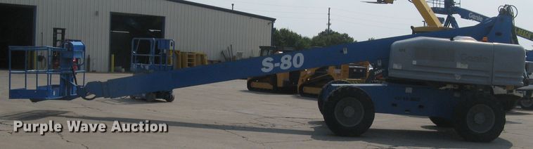 image for item DG5292 2007 Genie S80  boom lift