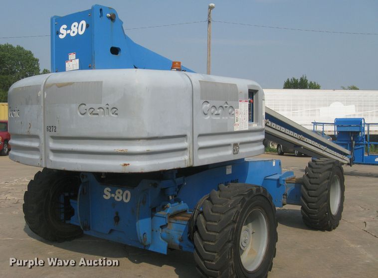 image for item DG5292 2007 Genie S80  boom lift