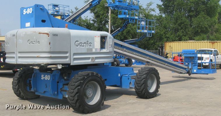 image for item DG5295 2006 Genie S80  boom lift