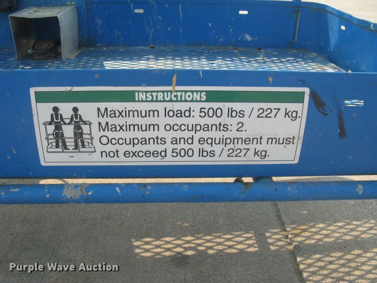 image for item DG5295 2006 Genie S80  boom lift