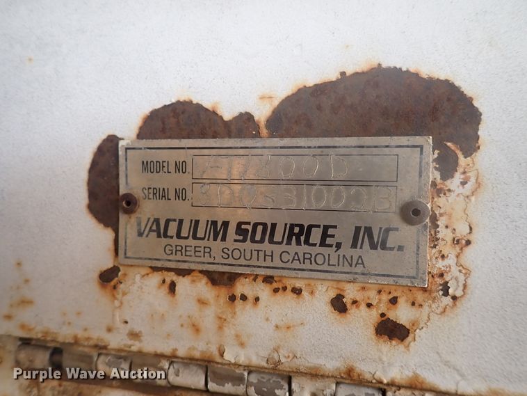 image for item DJ5692 2000 Vacuum Source V-T/800D  vacuum excavator